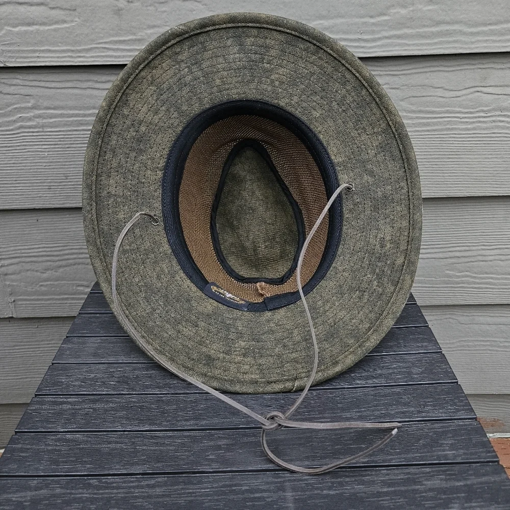 Henschel Men's Polycotton Packable Mesh Breezer Safari Outback Hat Brown Size XL
